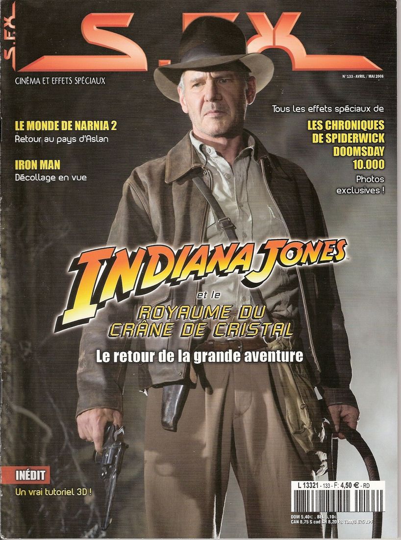 SFX (FR) magazine side cover Issue 133 April/May 2008