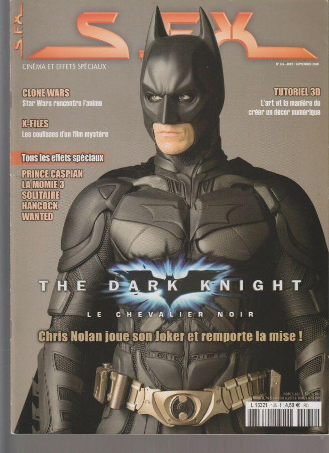 SFX (FR) magazine side cover Issue 135 August/September 2008
