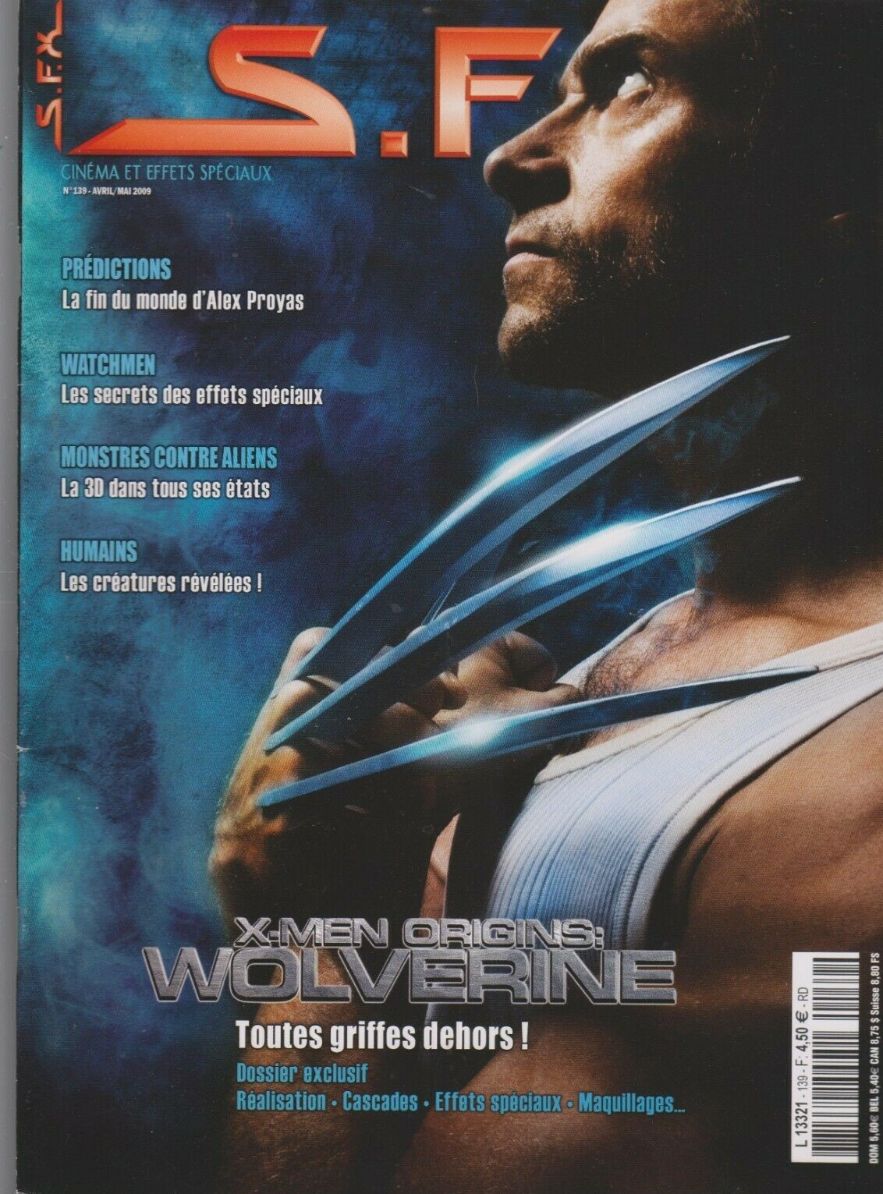 SFX (FR) magazine side cover Issue 139 April/May 2009