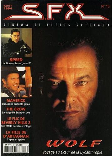 SFX (FR) magazine side cover Issue 15 August/September 1994