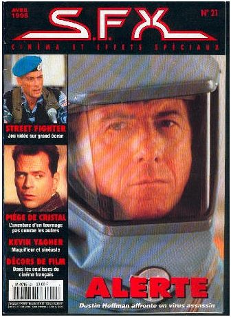 SFX (FR) magazine side cover Issue 21 April 1995