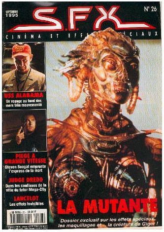 SFX (FR) magazine side cover Issue 26 September 1995