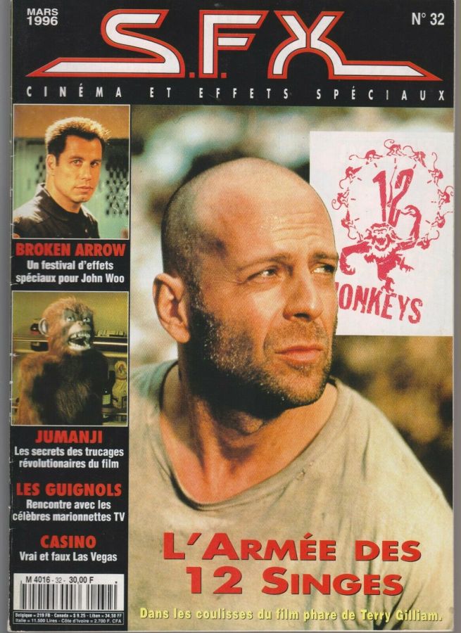 SFX (FR) magazine side cover Issue 32 March 1996