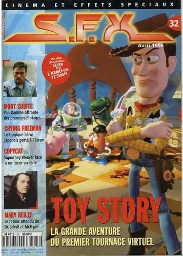 SFX (FR) magazine side cover Issue 33 April 1996