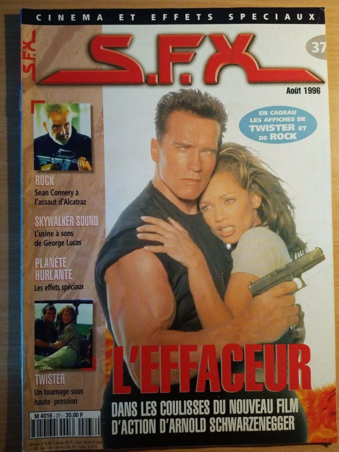 SFX (FR) magazine side cover Issue 37 August 1996
