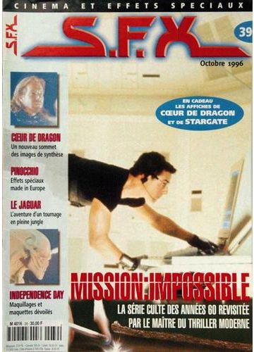 SFX (FR) magazine side cover Issue 39 October 1996