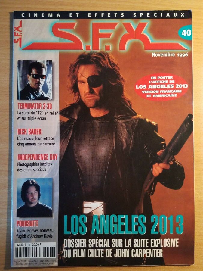 SFX (FR) magazine side cover Issue 40 November 1996
