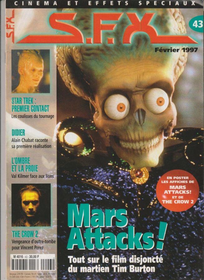 SFX (FR) magazine side cover Issue 43 February 1997