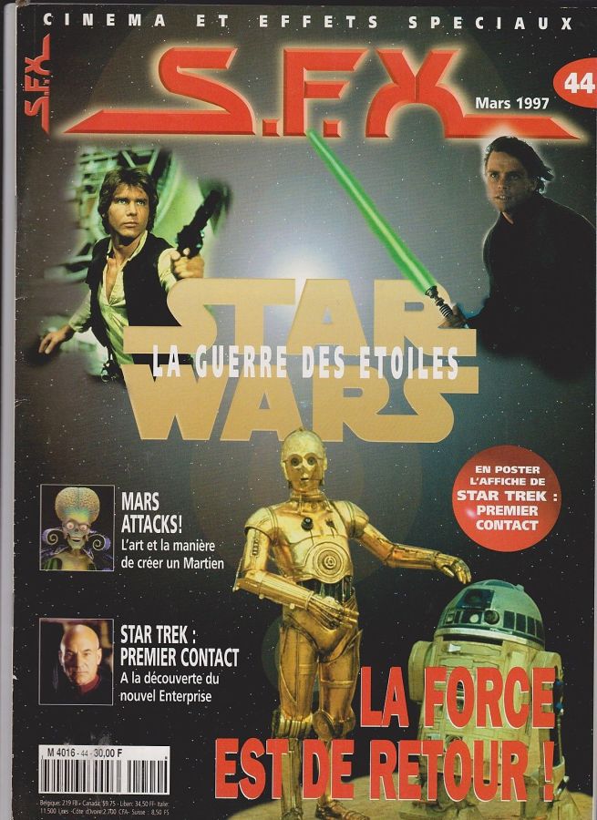 SFX (FR) magazine side cover Issue 44 March 1997