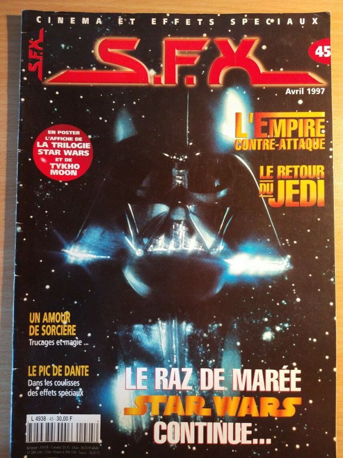 SFX (FR) magazine side cover Issue 45 April 1997