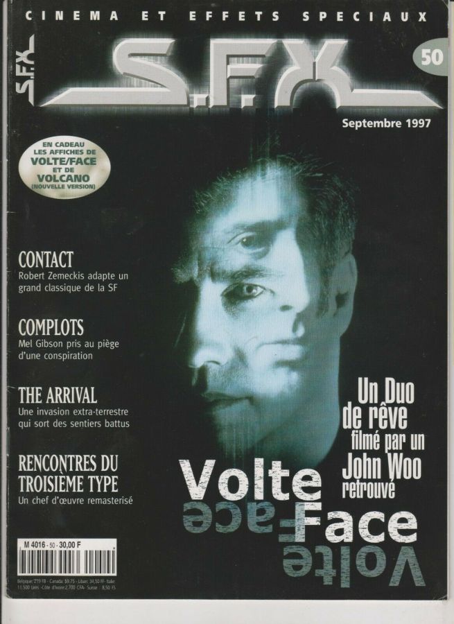 SFX (FR) magazine side cover Issue 50 September 1997