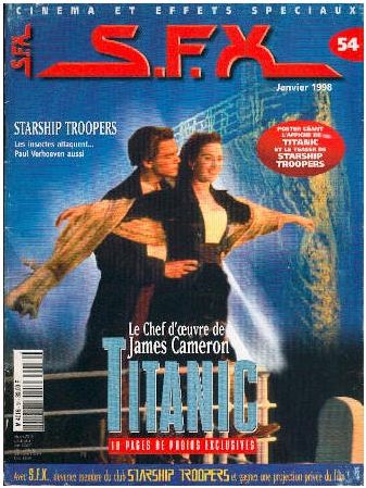 SFX (FR) magazine side cover Issue 54 January 1998