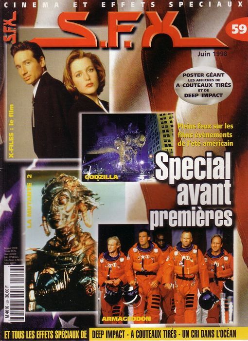 SFX (FR) magazine side cover Issue 59 June 1998