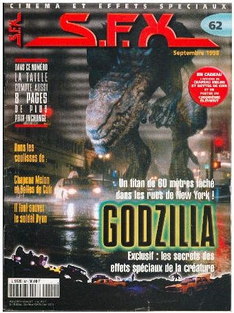SFX (FR) magazine side cover Issue 62 September 1998