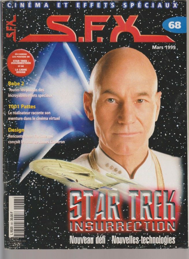 SFX (FR) magazine side cover Issue 68 March 1999