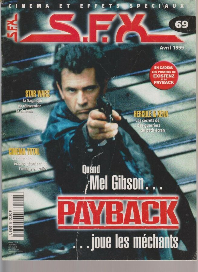 SFX (FR) magazine side cover Issue 69 April 1999