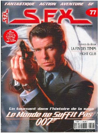 SFX (FR) magazine side cover Issue 77 December 1999
