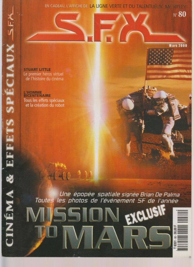 SFX (FR) magazine side cover Issue 80 March 2000