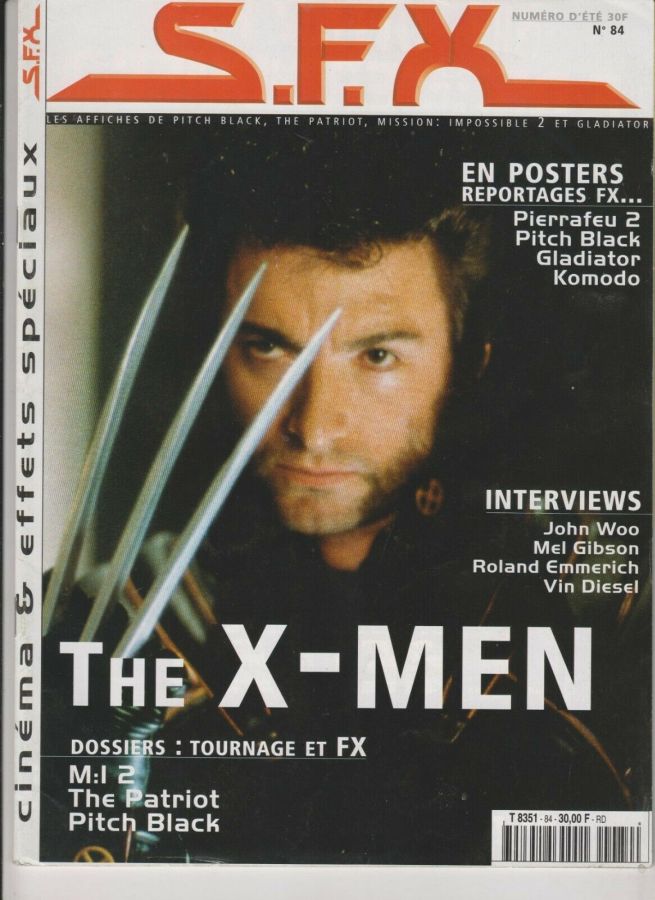 SFX (FR) magazine side cover Issue 84 July/August 2000