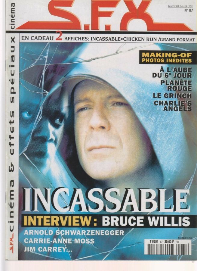 SFX (FR) magazine side cover Issue 87 January/February 2001