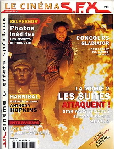 SFX (FR) magazine side cover Issue 88 March/April 2001
