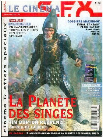 SFX (FR) magazine side cover Issue 90 July/August 2001