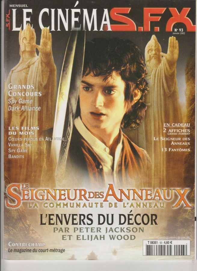 SFX (FR) magazine side cover Issue 93 January 2002