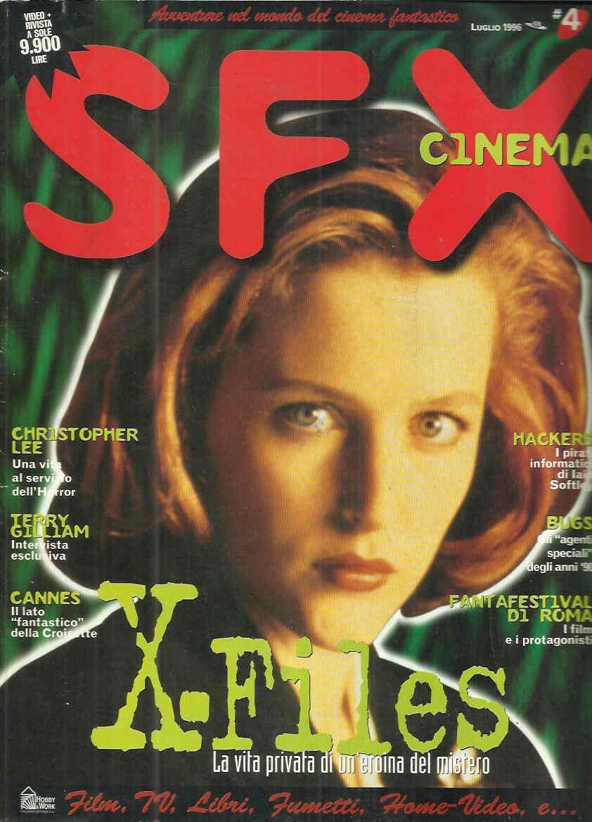 CINEMA SFX magazine side cover Issue 4 August 1996