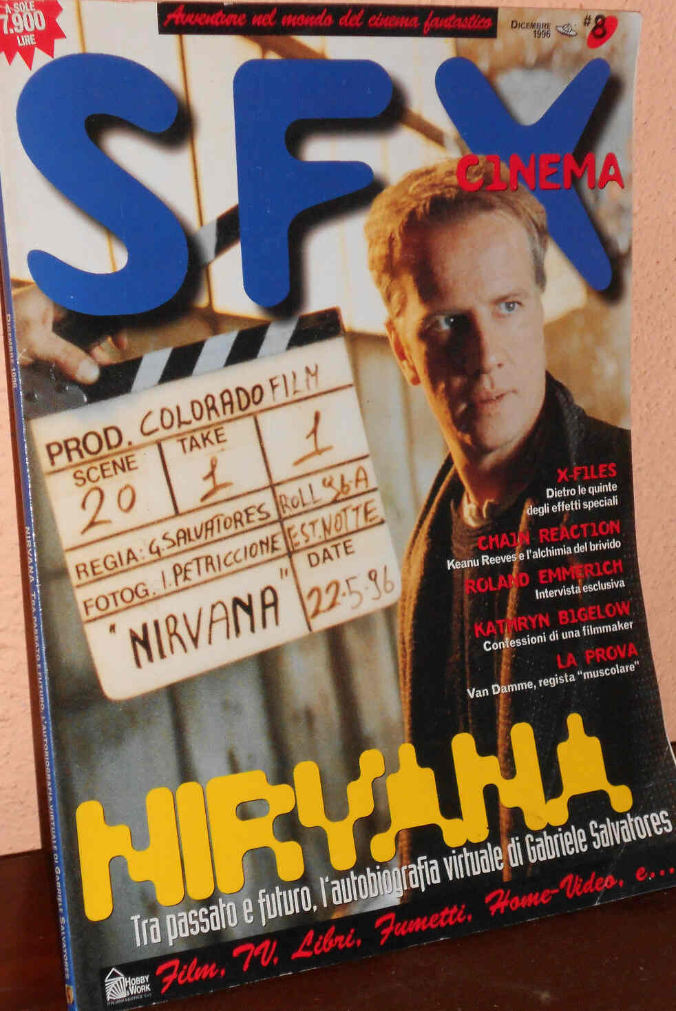 CINEMA SFX magazine side cover Issue 8 December 1996