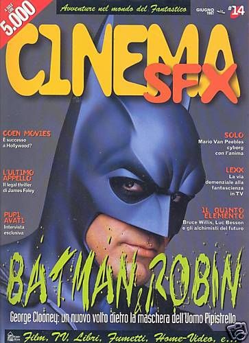 CINEMA SFX magazine side cover Issue 14 June 1997