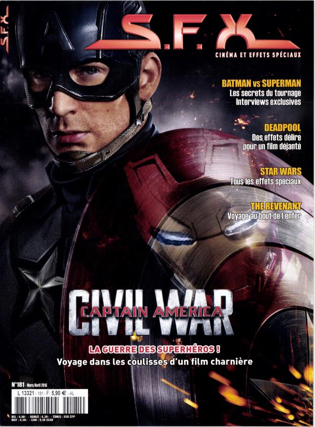 SFX (FR) magazine side cover Issue 181 March/April 2016