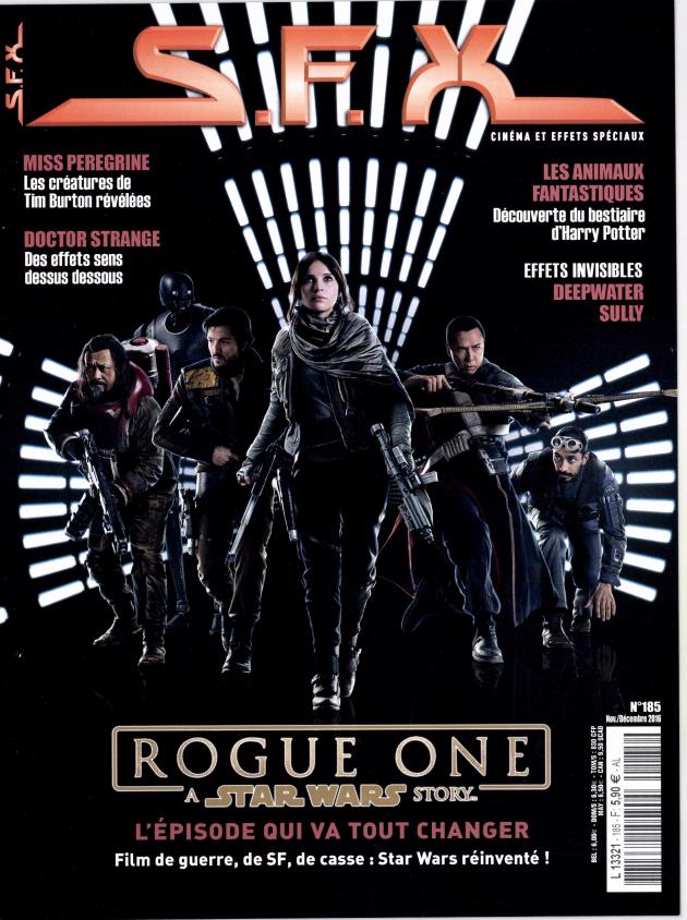 SFX (FR) magazine side cover Issue 185 November/December 2016