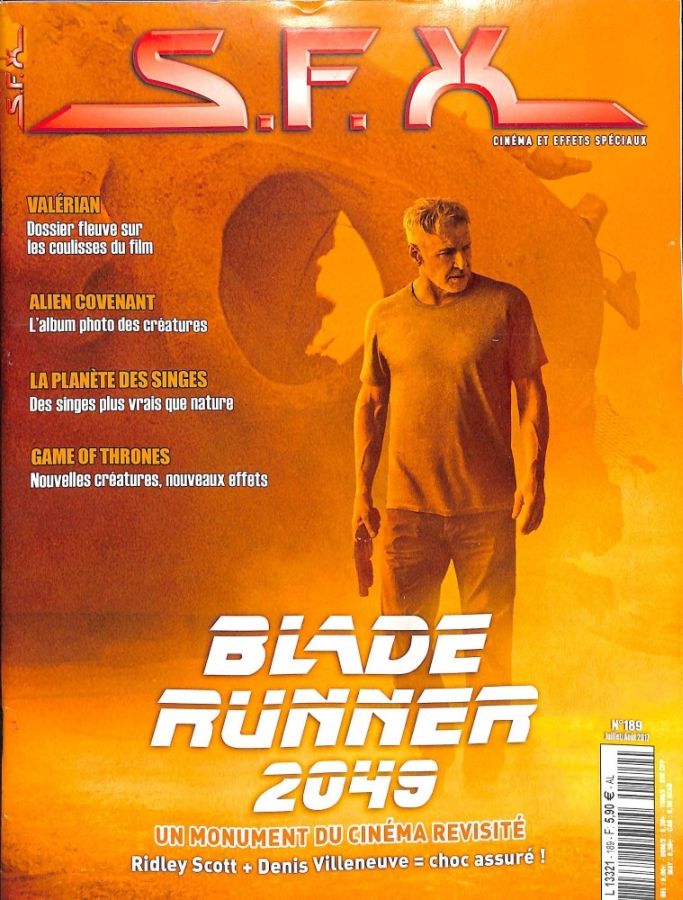 SFX (FR) magazine side cover Issue 189 July/August 2017