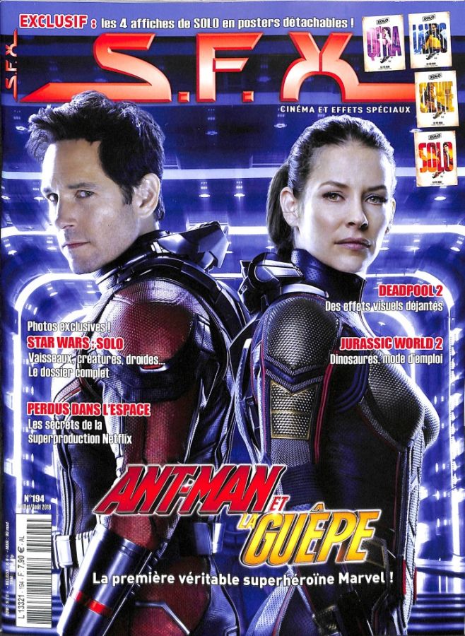 SFX (FR) magazine side cover Issue 194  July/August 2018
