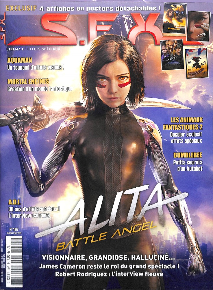 SFX (FR) magazine side cover Issue 197  January/February 2019