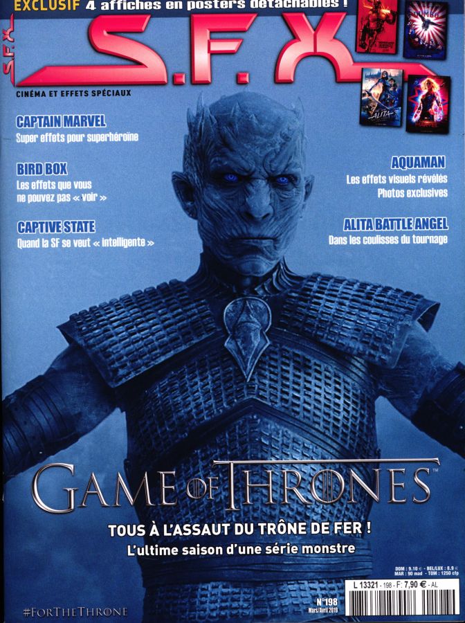 SFX (FR) magazine side cover Issue 198  March/April 2019