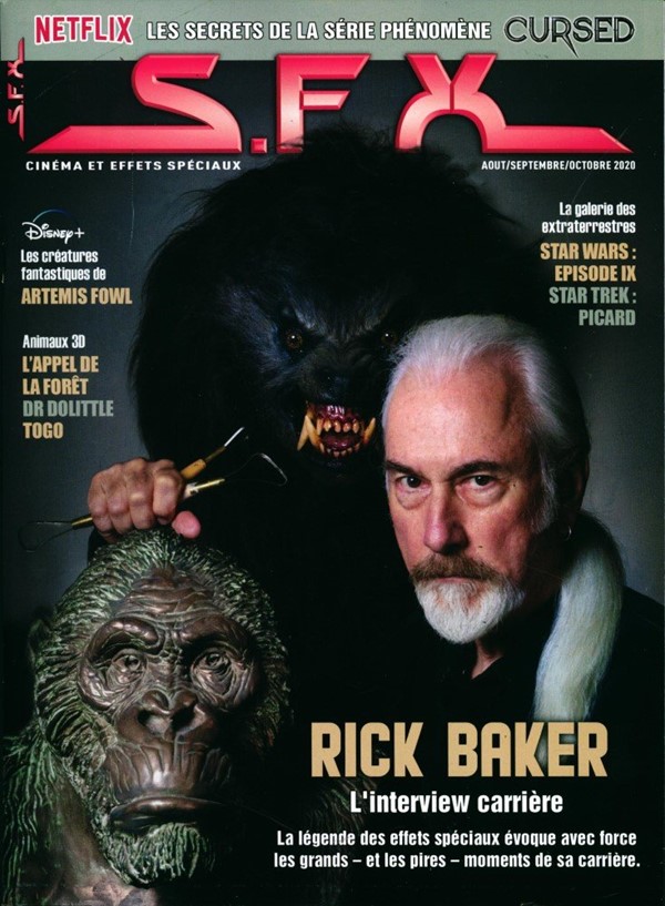 SFX (FR) magazine side cover Issue 206  August/September 2020