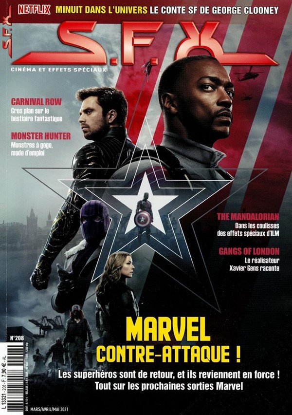 SFX (FR) magazine side cover Issue 208  March/April/May 2021