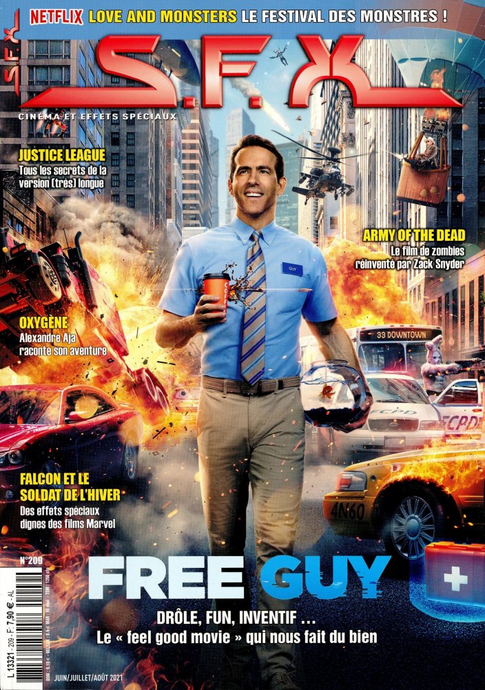 SFX (FR) magazine side cover Issue 209  June/July 2021