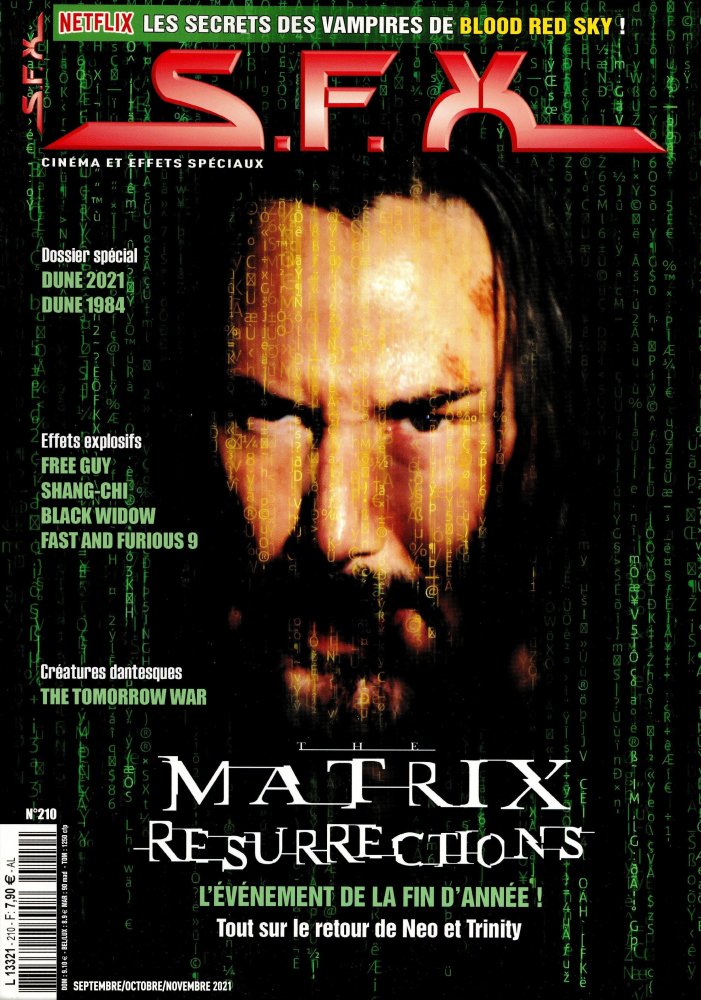 SFX (FR) magazine side cover Issue 210  September/October 2021
