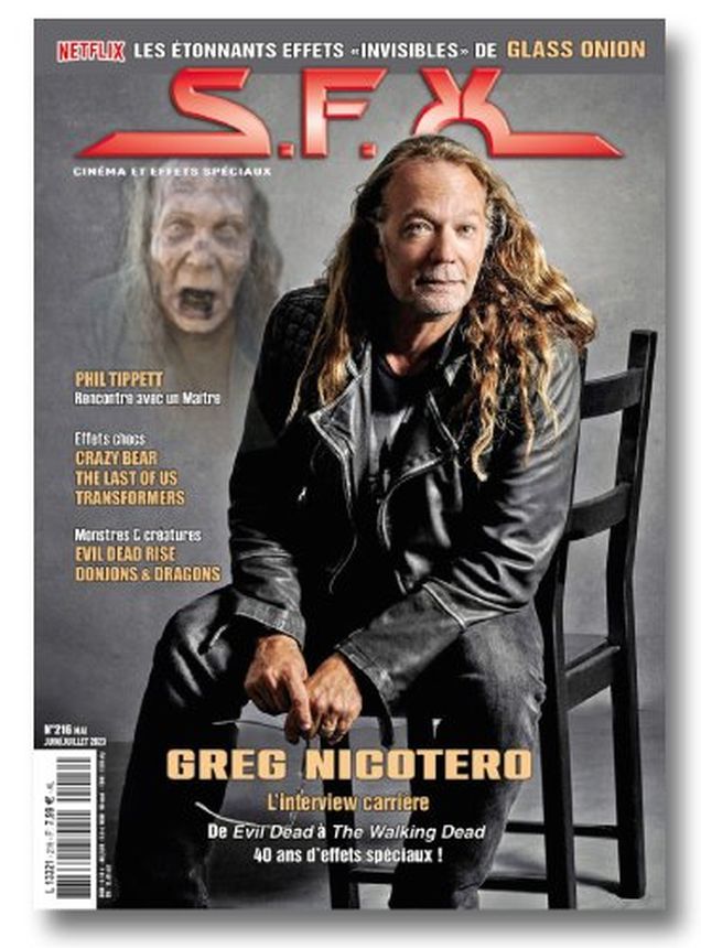 SFX (FR) magazine side cover Issue 216  June/July 2023