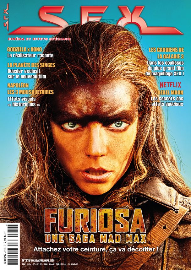 SFX (FR) magazine side cover Issue 219  March-May 2024