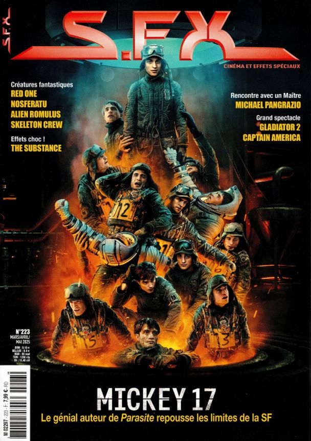SFX (FR) magazine side cover Issue 223  March/May 2025