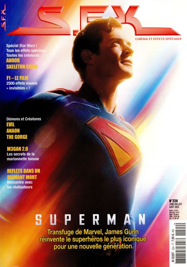 SFX (FR) magazine side cover Issue 224  June/August 2025