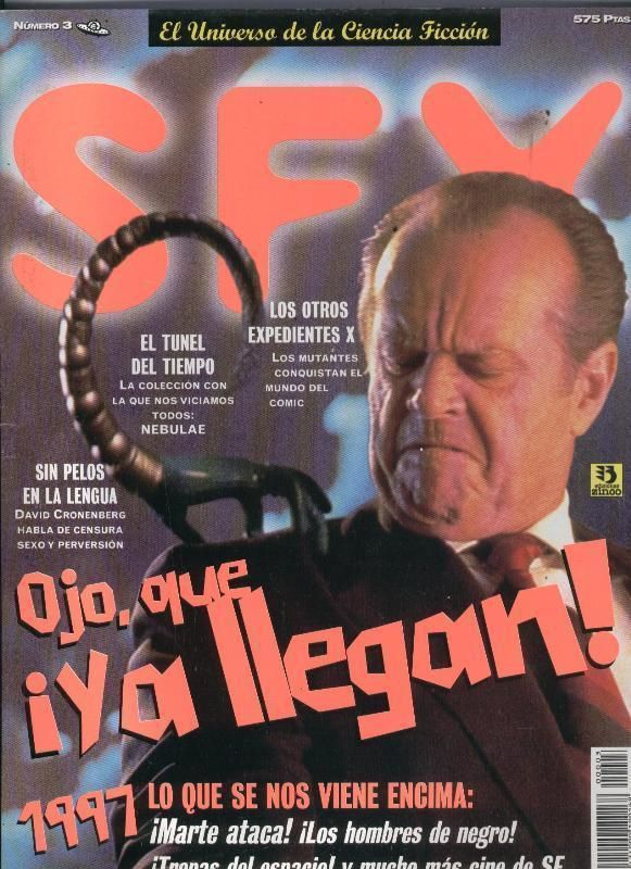 SFX (SPAIN) magazine side cover Issue 3  1996