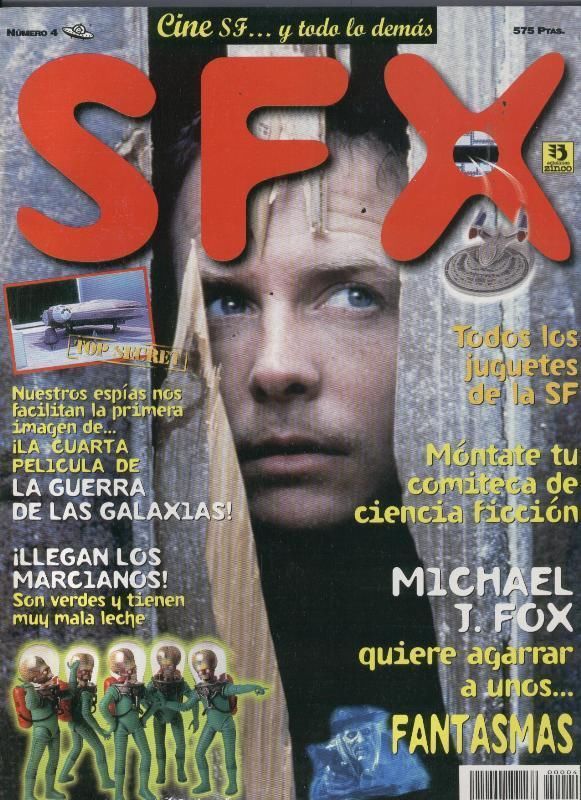 SFX (SPAIN) magazine side cover Issue 4  1996
