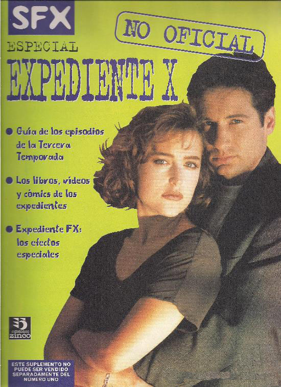 SFX (SPAIN) magazine side cover Issue 9  Special  1996
