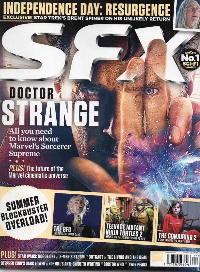 SFX magazine side cover Issue 275 Summer 2016