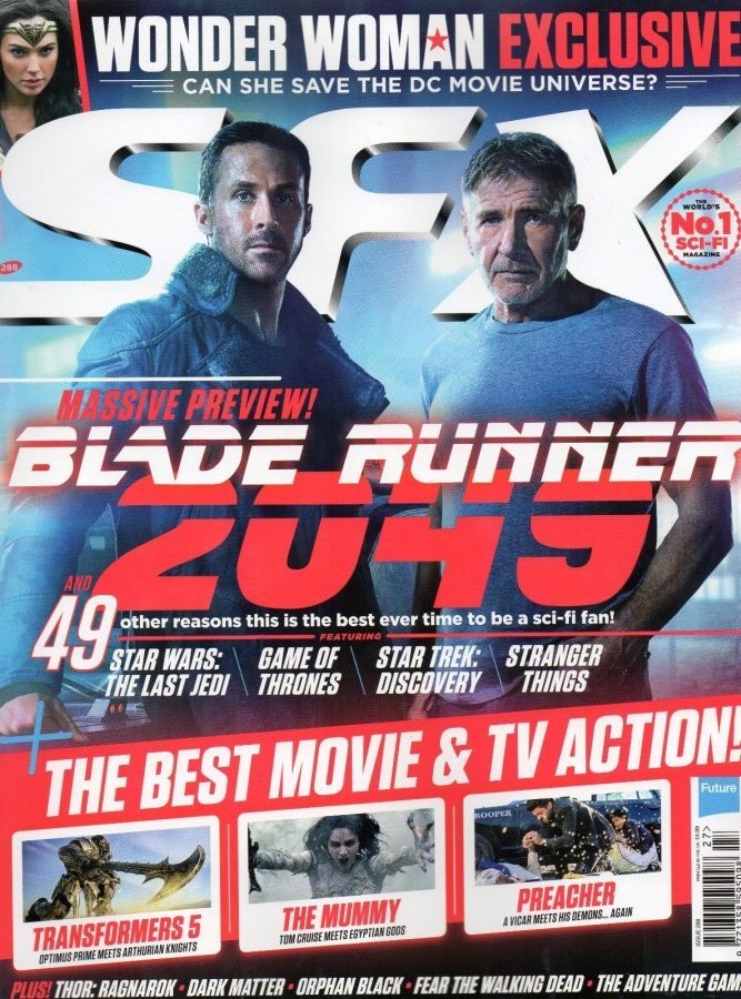 SFX magazine side cover Issue 288 Summer 2017