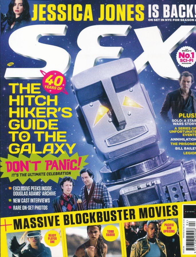 SFX magazine side cover Issue 298  April 2018
